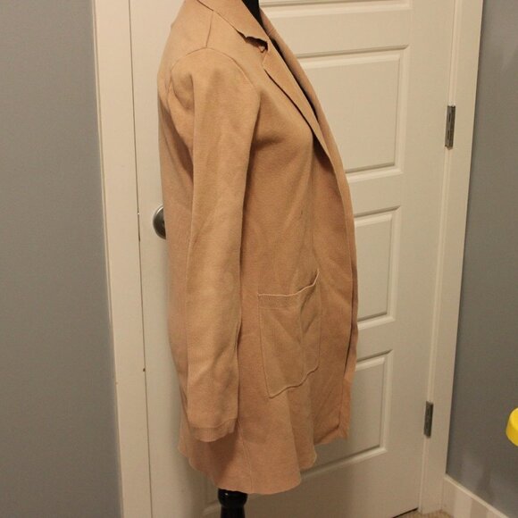 MATT & Nat XS Open Front Cardigan Tan - Picture 2 of 9